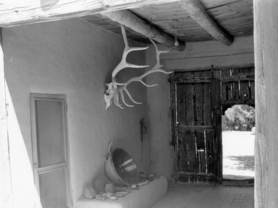 Georgia O'Keeffe's adobe home and studio in Abiquiu, New Mexico